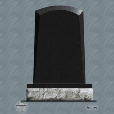 Single Grave Custom Upright - QCU 005